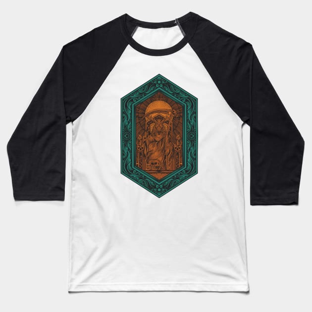 Satanic Baseball T-Shirt by Diamond Creative